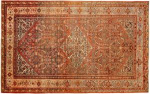 Antique Persian Sultanabad - Item #  25132 - 11-9 H x 8-7 W -  Circa 1910