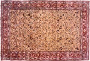 Antique Persian Tabriz - Item #  25162 - 16-7 H x 11-4 W -  Circa 1900