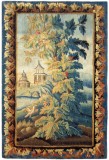 Period Antique French Aubusson Chinoiserie Tapestry - Item #  25274 - 6-9 H x 4-0 W -  Circa 18th Century