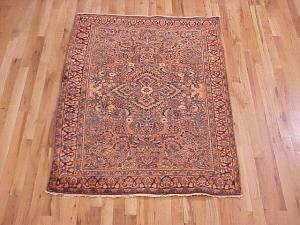 Antique Persian Sarouk - Item #  25439 - 5-0 H x 3-5 W -  Circa 1920