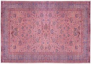 Antique Persian Kashan - Item #  25604 - 20-9 H x 11-7 W -  Circa 1910