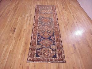 Antique Persian Heriz Karaja - Item #  25828 - 12-3 H x 3-3 W -  Circa 1920