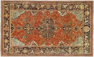 Antique Persian Ferahan Sarouk - Item #  25844 - 12-0 H x 8-7 W -  Circa 1900