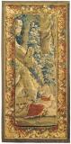 Period Antique Flemish Rustic Pastoral Tapestry - Item #  26130 - 8-7 H x 3-8 W -  Circa 18th Century