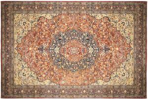 Antique Persian Tabriz - Item #  26132 - 11-6 H x 8-4 W -  Circa 1920