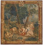 Period Antique Brussels Mythological Tapestry - Item #  26214 - 9-0 H x 8-0 W -  Circa 18th Century