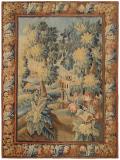 Period Antique Flemish Verdure Landscape Tapestry - Item #  26298 - 8-5 H x 6-7 W -  Circa 17th Century