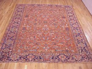 Vintage Persian Heriz - Item #  26447 - 11-0 H x 8-5 W -  Circa 1930