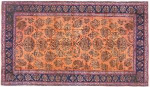 Antique Persian Kashan - Item #  26489 - 21-6 H x 11-6 W -  Circa 1900