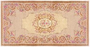Antique French Savonnerie - Item #  26611 - 20-3 H x 11-0 W -  Circa 1900