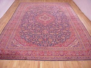 Antique Persian Kashan Dabir - Item #  26690 - 17-6 H x 11-3 W -  Circa 1920