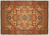 Antique Persian Serapi - Item #  26700 - 13-2 H x 10-8 W -  Circa 1890