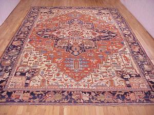 Antique Persian Serapi - Item #  26819 - 16-3 H x 11-2 W -  Circa 1900