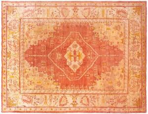 Antique Turkish Oushak - Item #  26911 - 14-3 H x 11-10 W -  Circa 1900