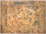 Period Antique Brussels Historical Tapestry - Item #  27065 - 13-9 H x 15-0 W -  Circa 16th Century