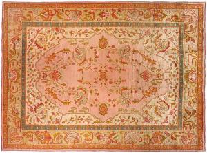 Antique Turkish Oushak - Item #  27103 - 14-7 H x 11-7 W -  Circa 1900