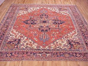 Antique Persian Serapi - Item #  27128 - 12-0 H x 11-0 W -  Circa 1900