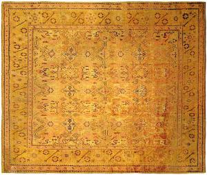 Antique Turkish Oushak - Item #  27137 - 11-1 H x 11-3 W -  Circa 1920