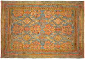 Antique Turkish Oushak - Item #  27198 - 14-2 H x 12-6 W -  Circa 1910