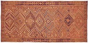 Vintage Turkish Kilim - Item #  27237 - 12-8 H x 4-6 W -  Circa 1940