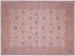 Vintage Turkish Oushak - Item #  27319 - 10-6 H x 8-7 W -  Circa 1950