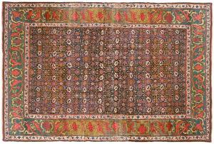 Antique Persian Bidjar - Item #  27494 - 18-0 H x 12-2 W -  Circa 1900