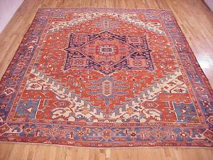 Antique Persian Serapi - Item #  27559 - 12-9 H x 10-0 W -  Circa 1910