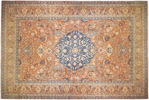 Antique Persian Tabriz - Item #  27625 - 22-0 H x 15-0 W -  Circa 1900