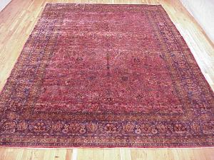 Antique Persian Kashan - Item #  27630 - 14-4 H x 10-0 W -  Circa 1910