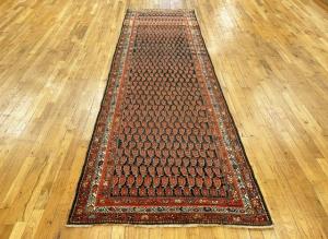 Antique Persian Saraband - Item #  27641 - 11-0 H x 3-2 W -  Circa 1910