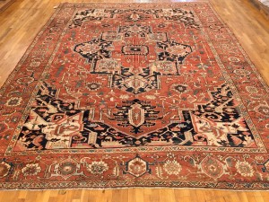Antique Persian Serapi - Item #  27651 - 13-0 H x 10-0 W -  Circa 1900