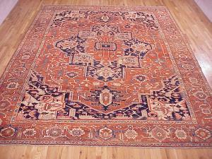 Antique Persian Serapi - Item #  27651 - 13-0 H x 10-0 W -  Circa 1900