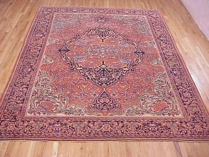 Antique Persian Ferahan Sarouk - Item #  27822 - 11-9 H x 8-6 W -  Circa 1900