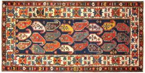 Antique Caucasian Kazak - Item #  27840 - 7-0 H x 3-8 W -  Circa 1890