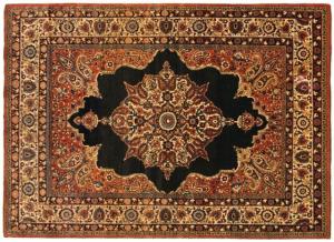 Antique Persian Tabriz Hadji Jalili - Item #  27851 - 5-8 H x 4-5 W -  Circa 1900