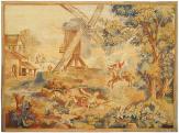 Period Antique French Allegorical Tapestry - Item #  27857 - 6-9 H x 8-4 W -  Circa Late 19th Century