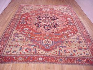 Antique Persian Serapi - Item #  27862 - 15-0 H x 10-6 W -  Circa 1890