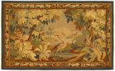 Period Antique French Landscape Tapestry - Item #  27870 - 3-0 H x 4-9 W -  Circa Late 19th century