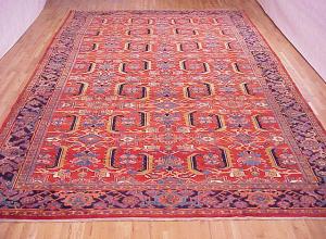 Antique Persian Heriz - Item #  27894 - 18-5 H x 11-3 W -  Circa 1920