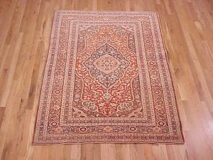 Antique Persian Tabriz - Item #  27899 - 6-0 H x 4-1 W -  Circa 1900