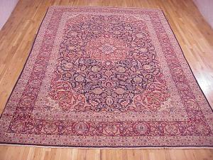 Antique Persian Kashan - Item #  27921 - 13-1 H x 9-0 W -  Circa 1910