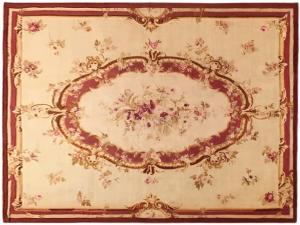 Antique French Aubusson - Item #  27939 - 13-4 H x 10-8 W -  Circa 1890