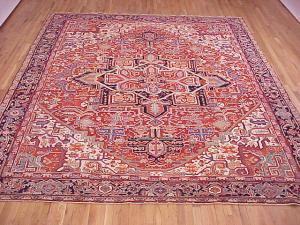 Antique Persian Heriz - Item #  27964 - 12-0 H x 10-0 W -  Circa 1920