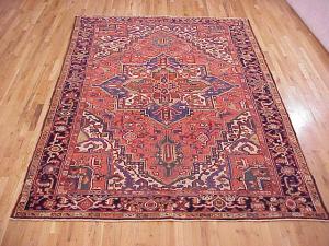 Vintage Persian Heriz - Item #  27966 - 10-7 H x 7-3 W -  Circa 1920