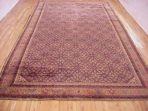 Antique Indian Indo Tabriz - Item #  28128 - 17-5 H x 10-0 W -  Circa 1920