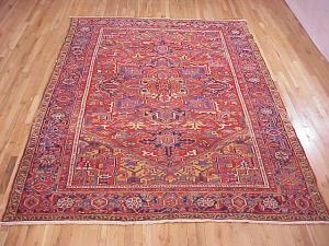 Antique Persian Heriz - Item #  28147 - 10-0 H x 7-6 W -  Circa 1920