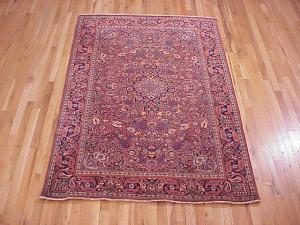 Antique Persian Kashan - Item #  28162 - 6-10 H x 4-6 W -  Circa 1920