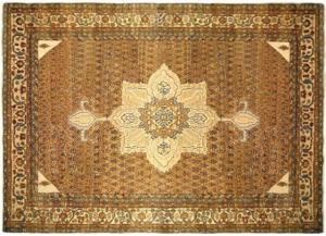 Antique Persian Bakshaish - Item #  28338 - 12-3 H x 10-1 W -  Circa 1910