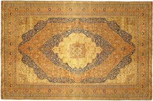 Antique Persian Tabriz - Item #  28347 - 20-6 H x 14-1 W -  Circa 1900