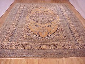 Antique Persian Tabriz Hadji Jalili - Item #  28416 - 19-0 H x 12-10 W -  Circa 1890
